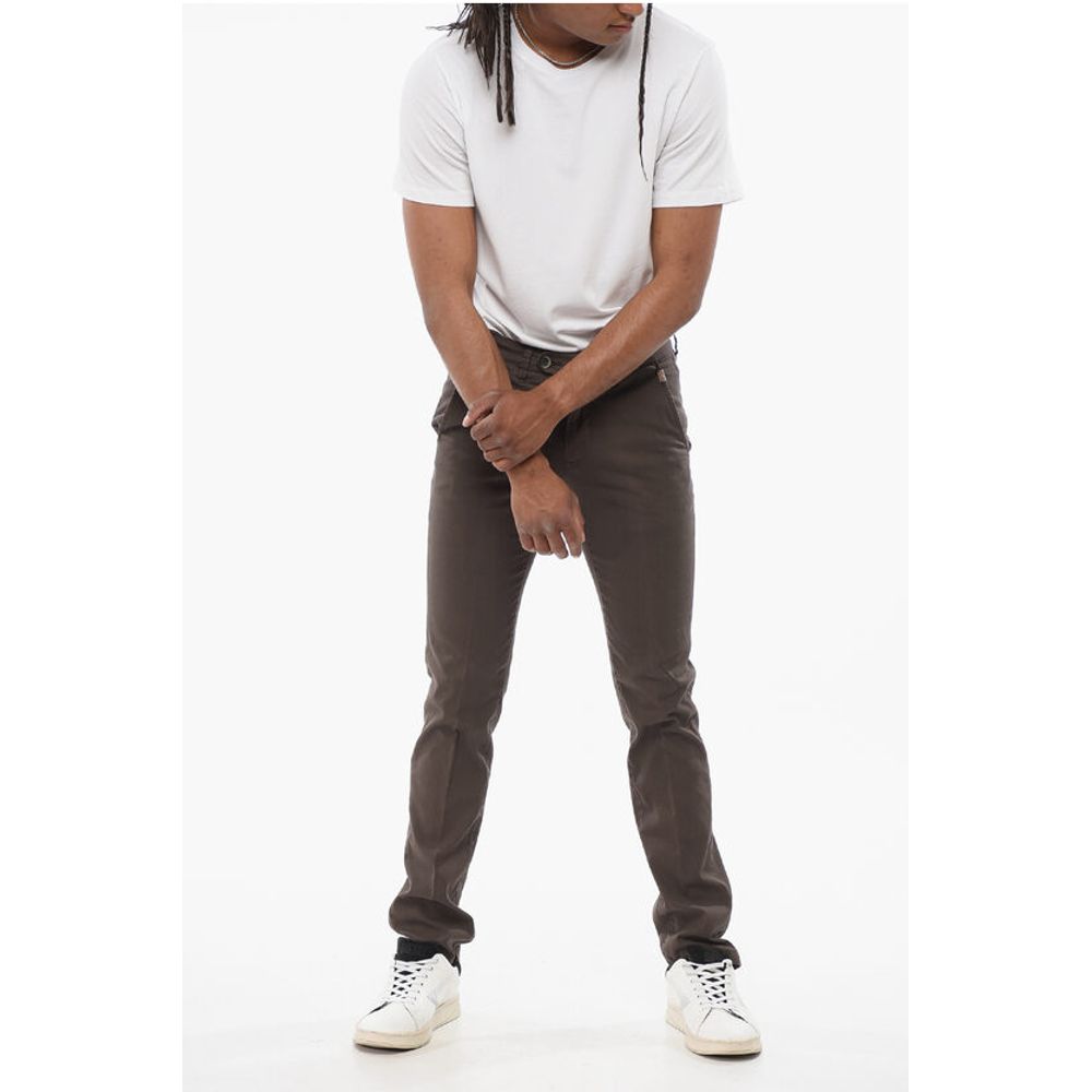 Corneliani Linen Blended Chinos Pants