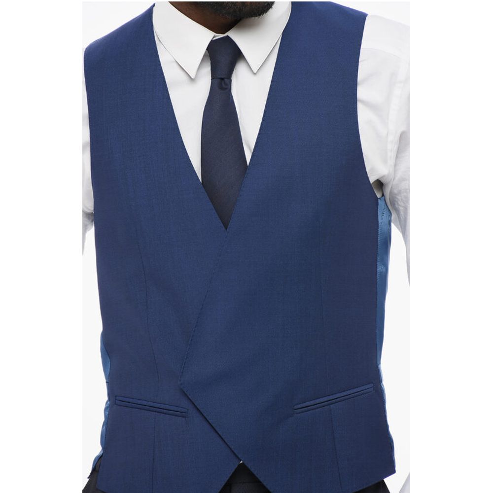 Corneliani Double-Brested Vest with Hidden Placket