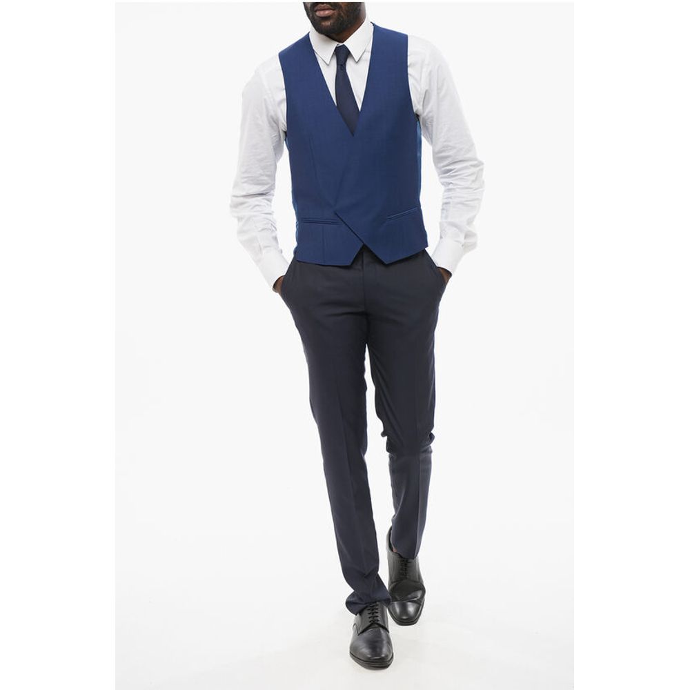 Corneliani Double-Brested Vest with Hidden Placket
