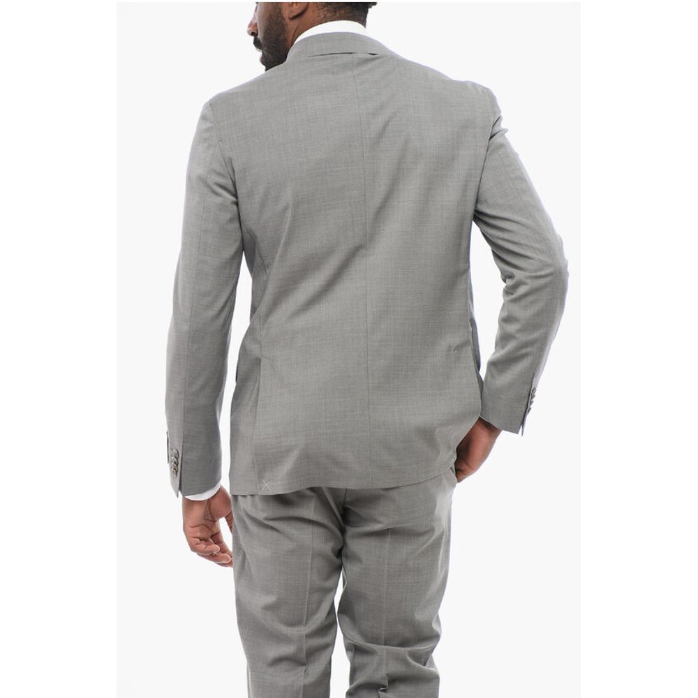 Corneliani CC COLLECTION Half-lined REFINED Stretch Wool Suit