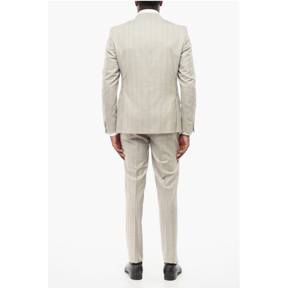 Corneliani CC COLLECTION Pinstriped REFINED Virgin Wool Suit