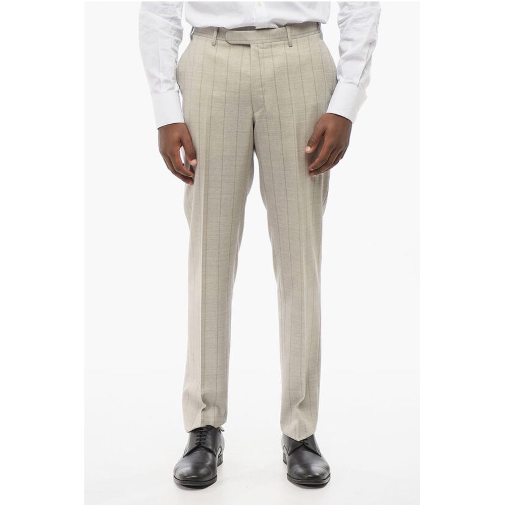 Corneliani CC COLLECTION Pinstriped REFINED Virgin Wool Suit