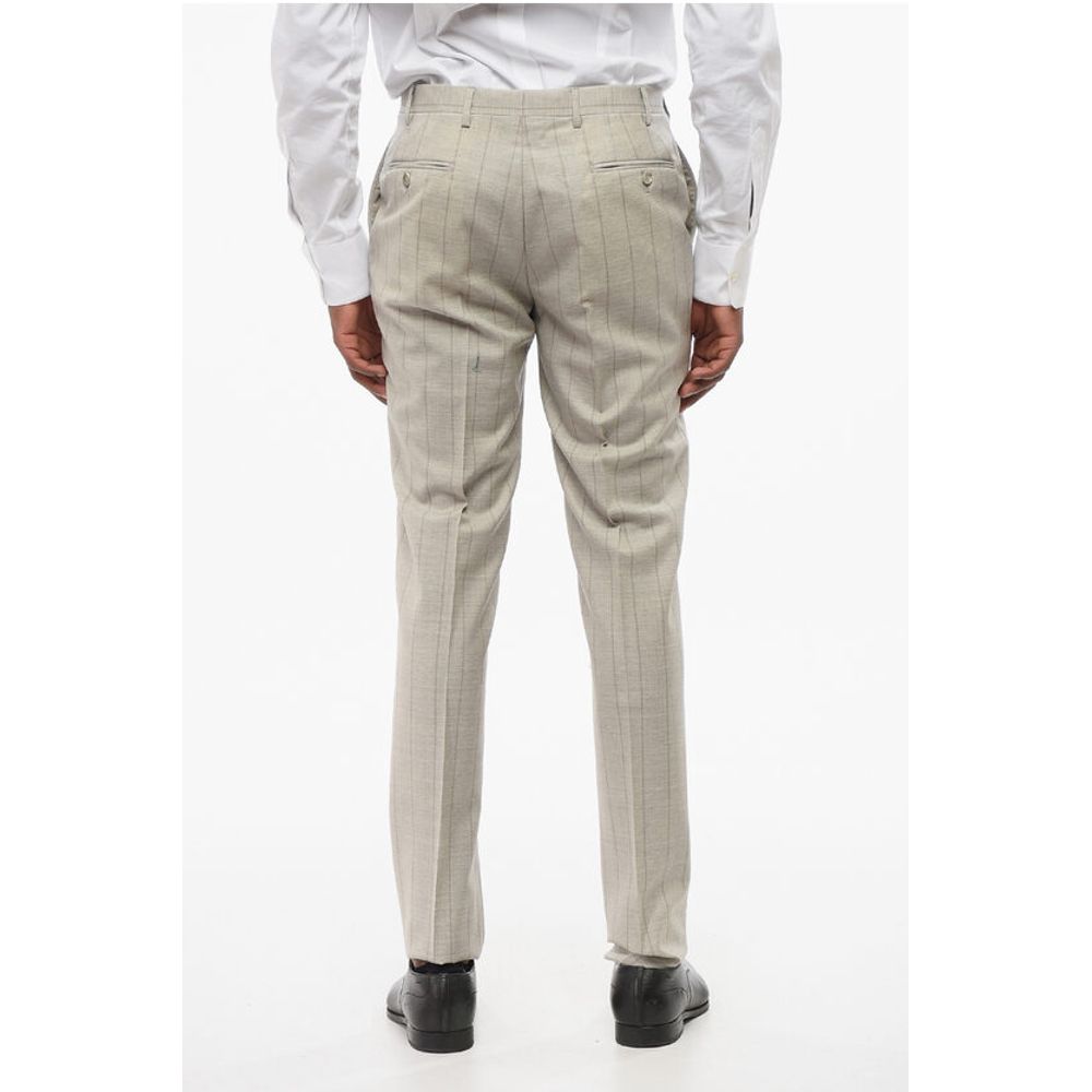 Corneliani CC COLLECTION Pinstriped REFINED Virgin Wool Suit