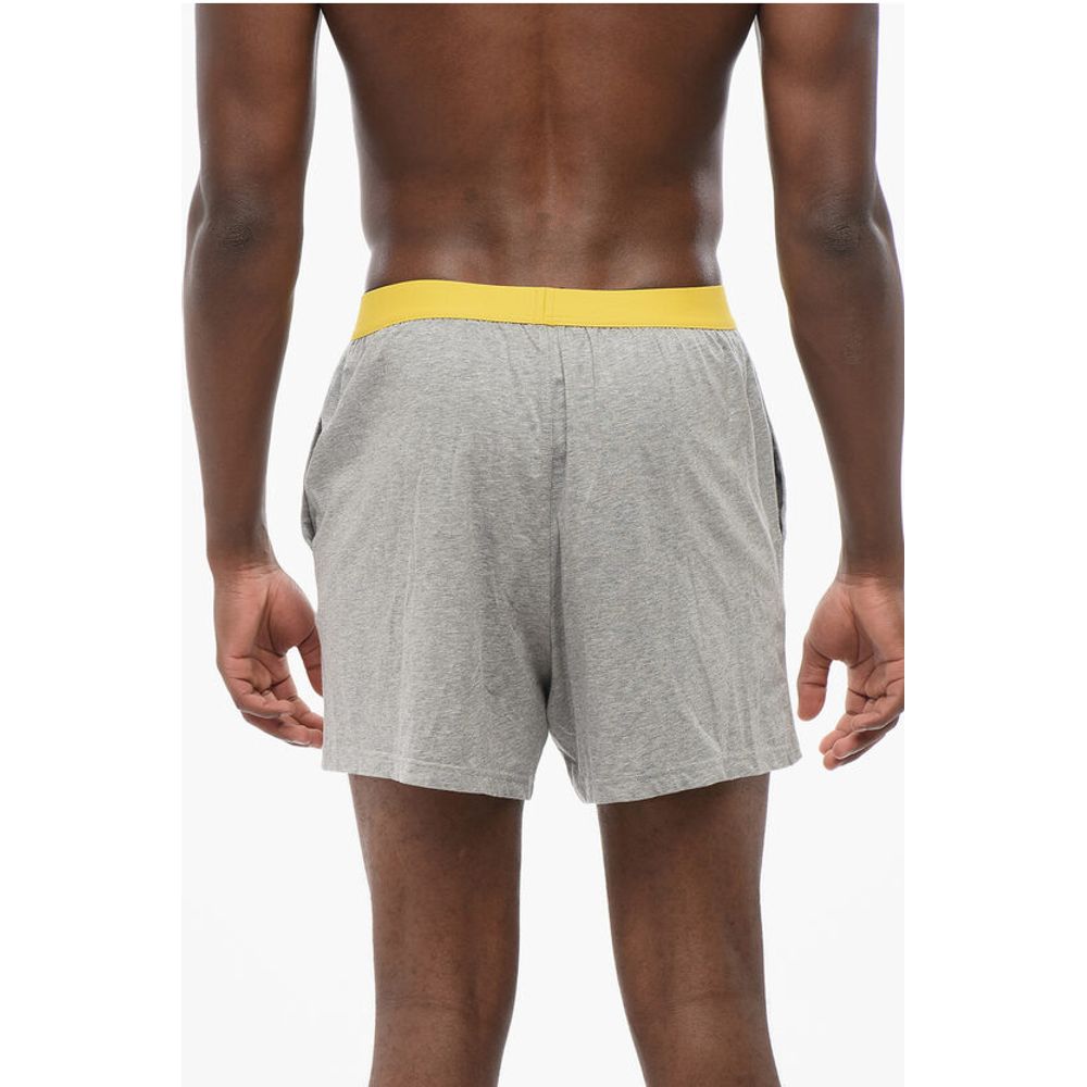 Dsquared² Stretch Cotton Boxer with Logoed Waistband
