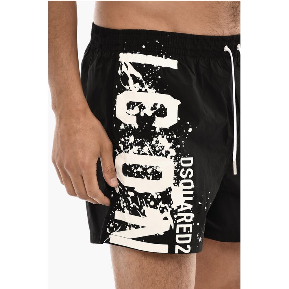Dsquared² Logo Print ICON Swim Shorts