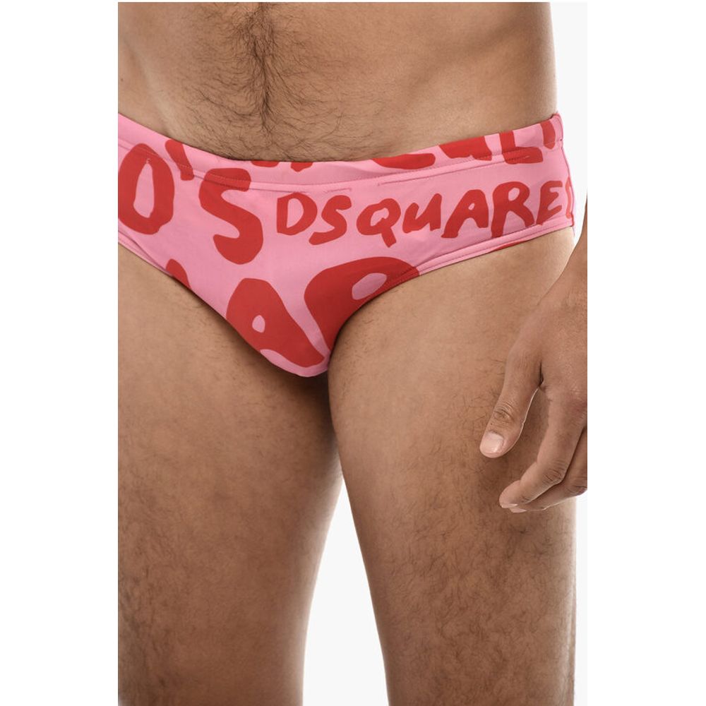 Dsquared² Printed Slip Swimsuit