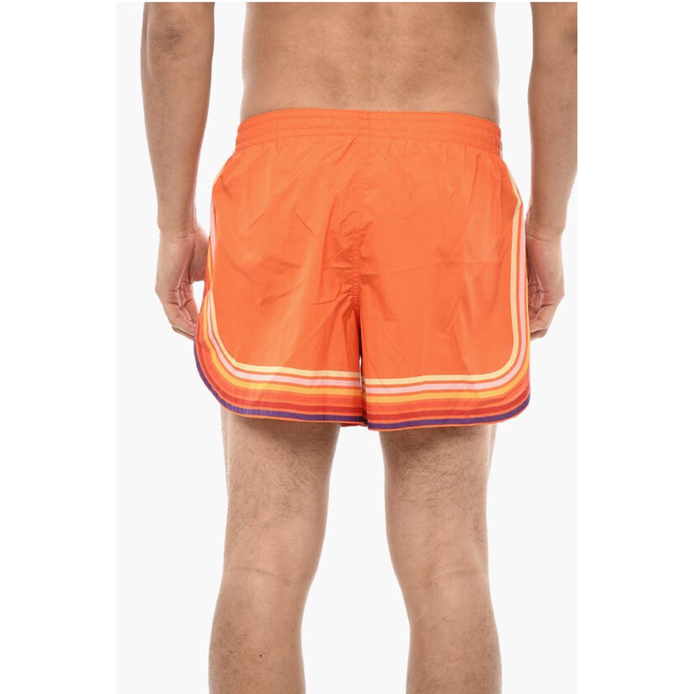Dsquared² Striped Print Swim Shorts