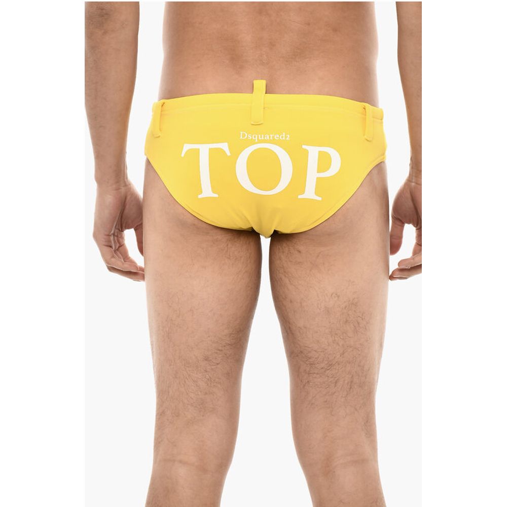 Dsquared² Printed TOP Slip Swimsuit