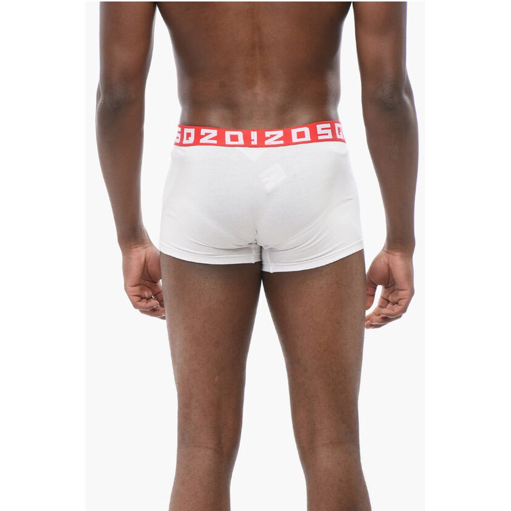 Dsquared² Cotton Blend Boxer with Logoed Waistband