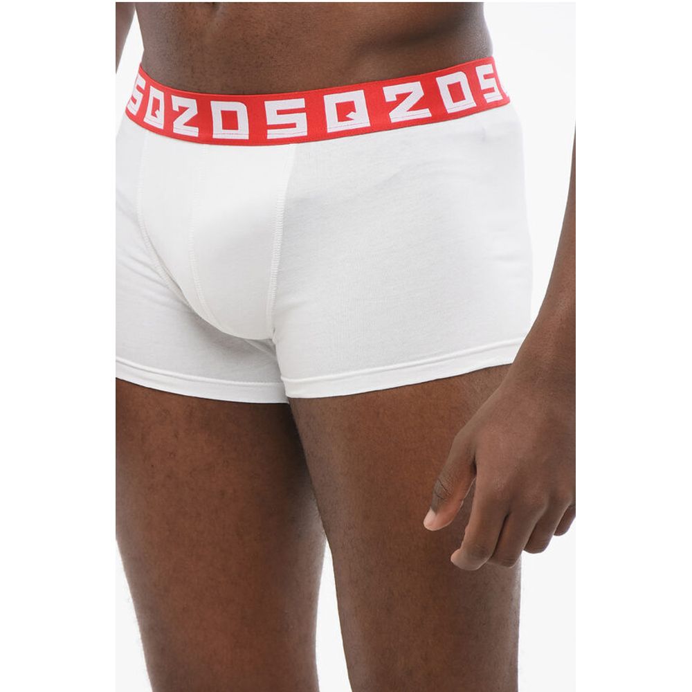 Dsquared² Cotton Blend Boxer with Logoed Waistband