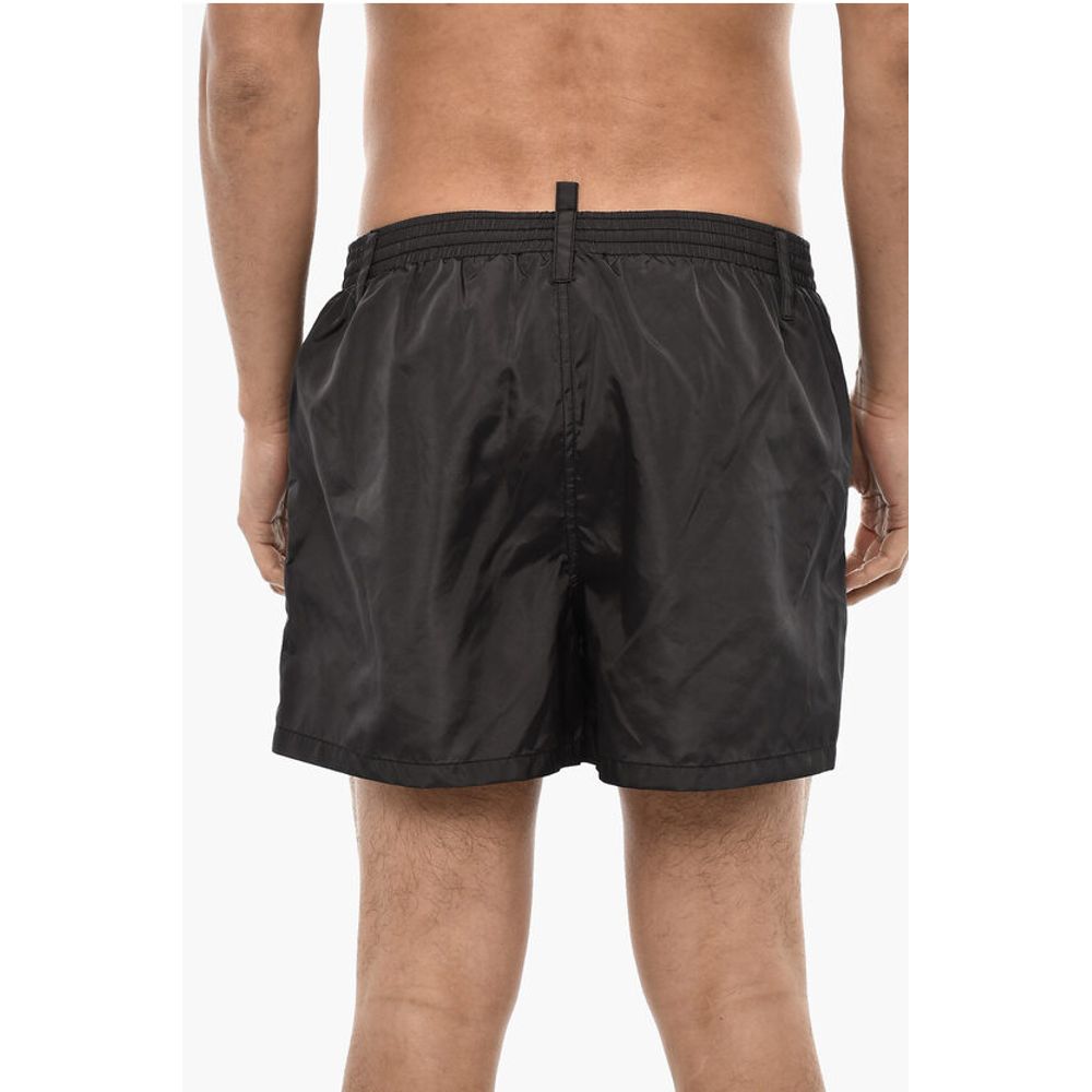 Dsquared² Allover Logo Print MIDI Swimshorts