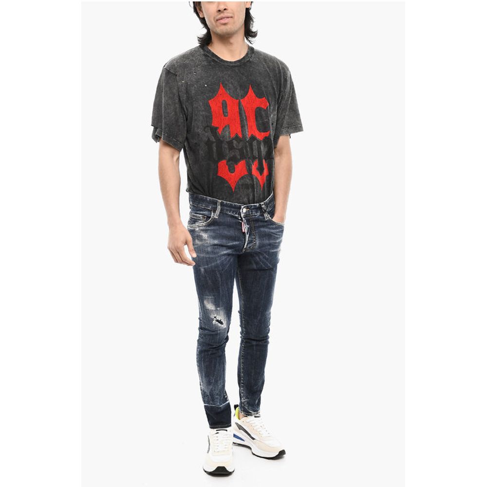 Dsquared² Distressed Stonewashed Jeans