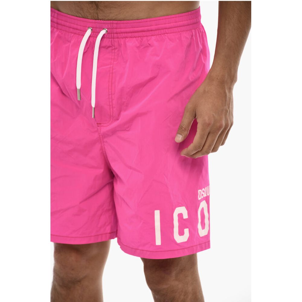 Dsquared² Logo Print ICON Swim Shorts