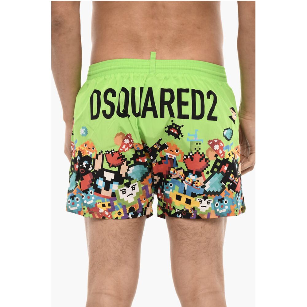 Dsquared² Printed PIXEL Swim Shorts