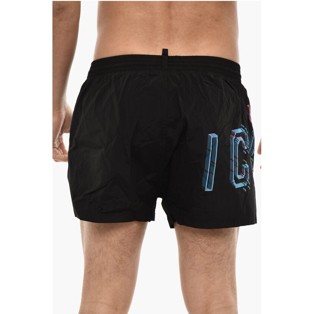 Dsquared² Printed GLITCH Swim Shorts