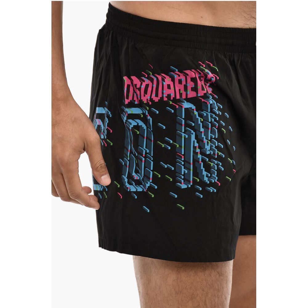 Dsquared² Printed GLITCH Swim Shorts