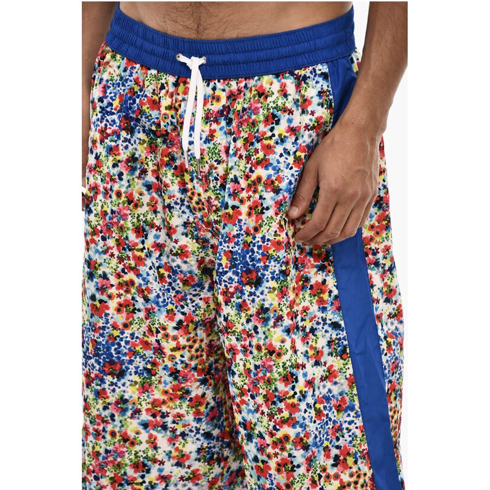 Dsquared² Maxi Swim Shorts With Floral Print