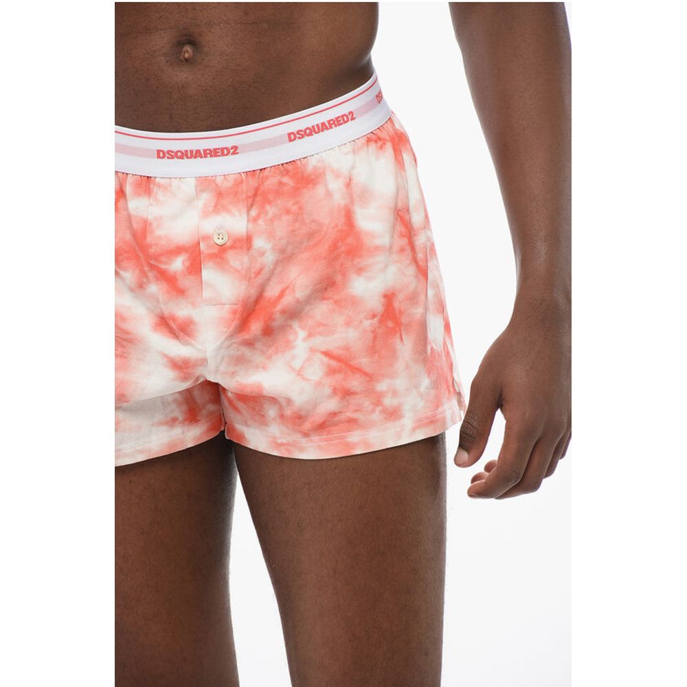 Dsquared² Cotton Blend Tie Dye Boxer