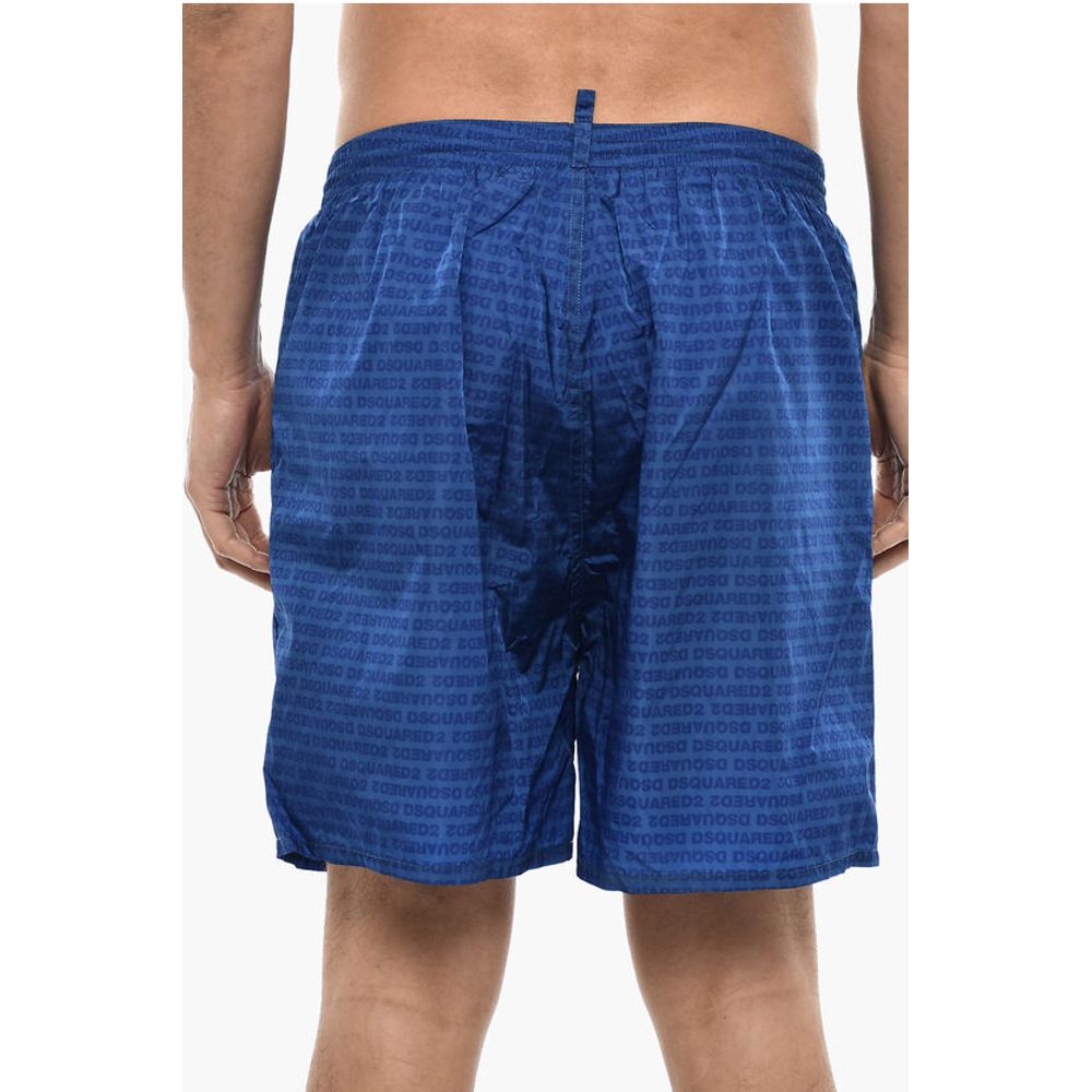 Dsquared² Tone On Tone Motif Swim Shorts