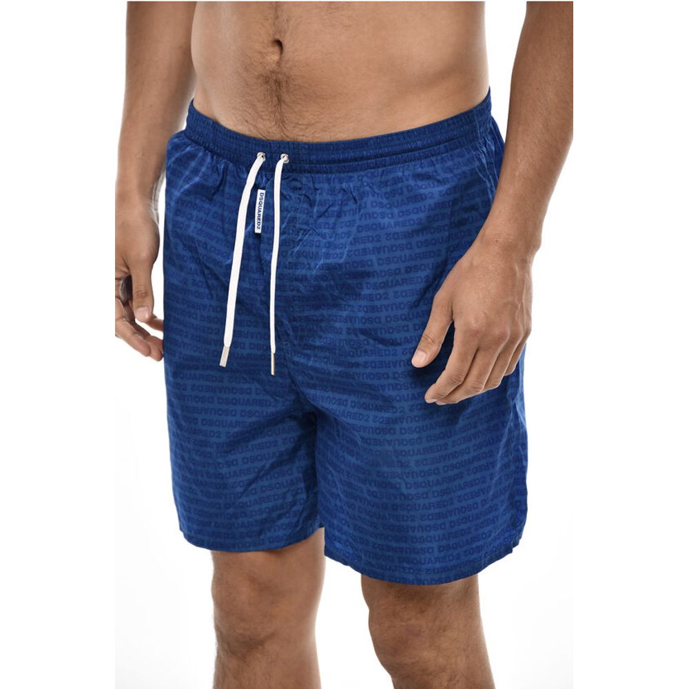 Dsquared² Tone On Tone Motif Swim Shorts