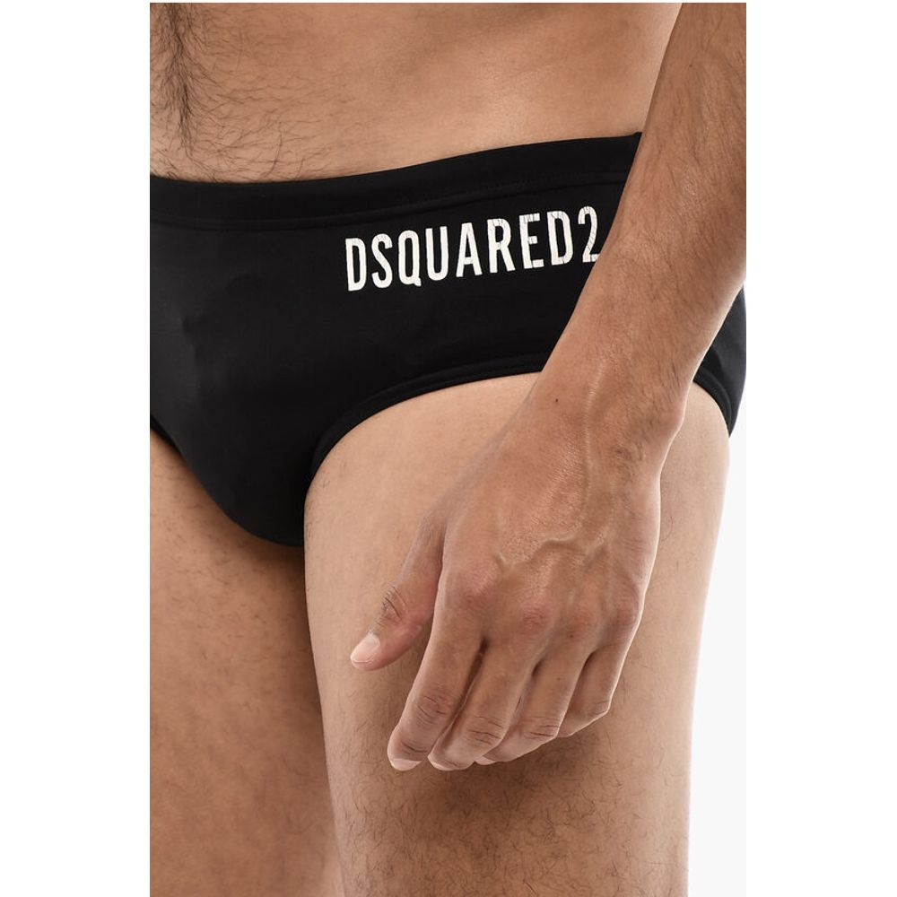 Dsquared² Slip ICON Swimsuit With Drawstrings
