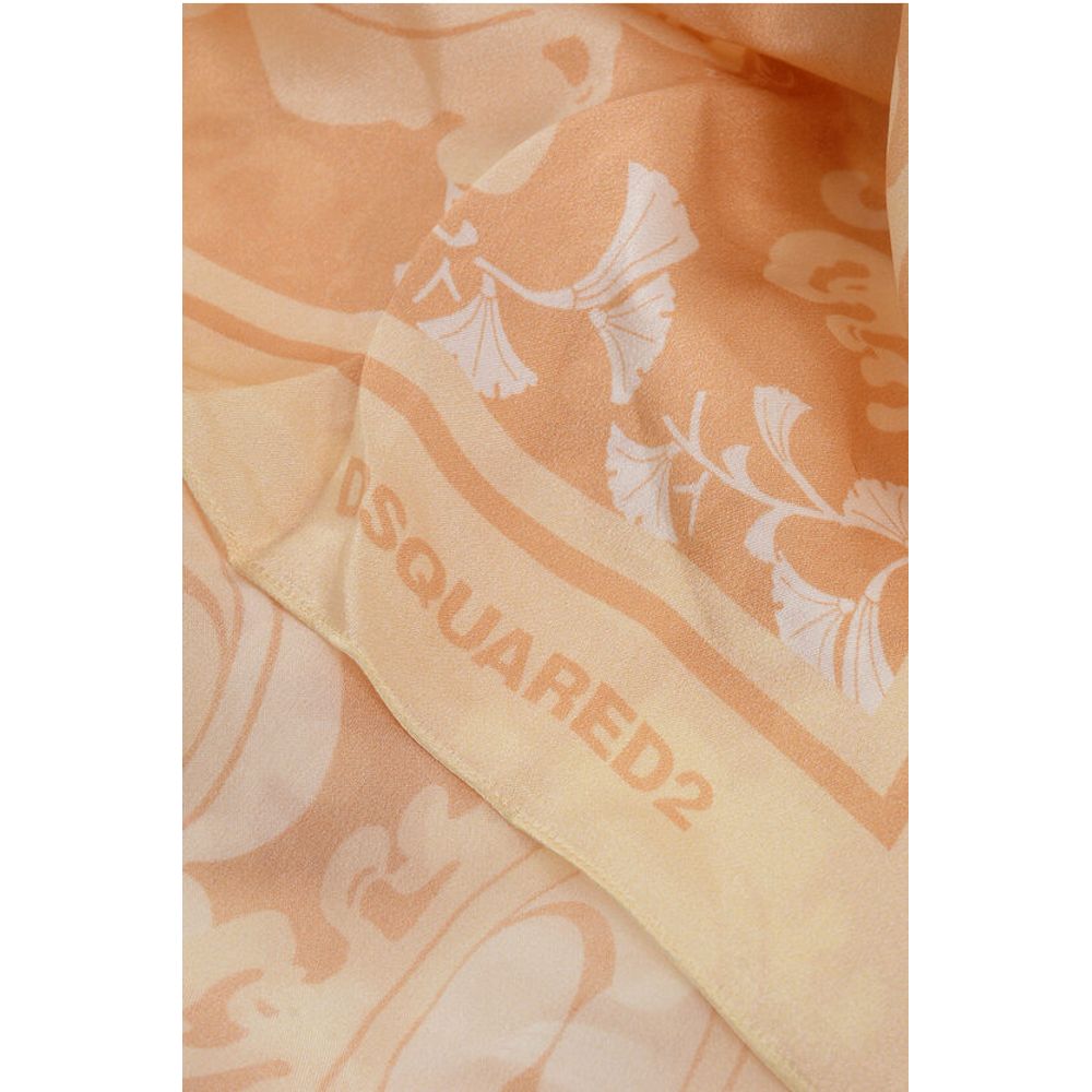 Dsquared² Patterned Silk Foulard