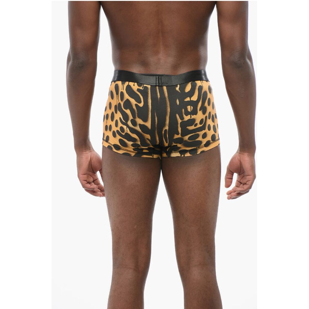 Dsquared² Animal Patterned Cotton Blend Boxer