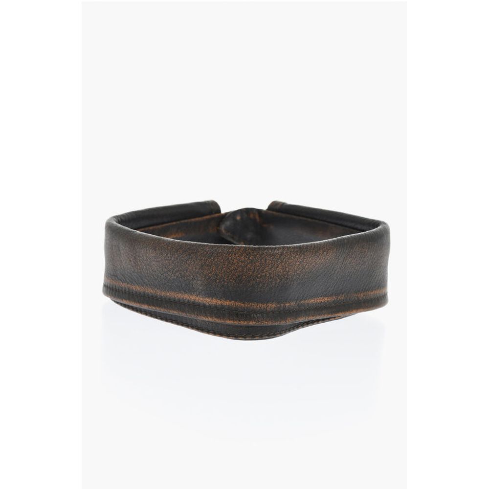Dsquared² Leather Removable Collar