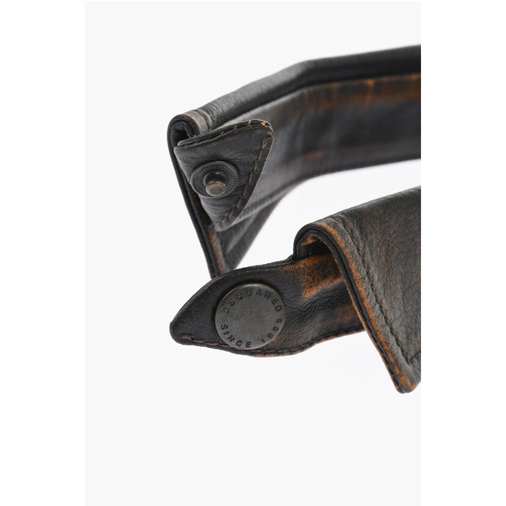 Dsquared² Leather Removable Collar