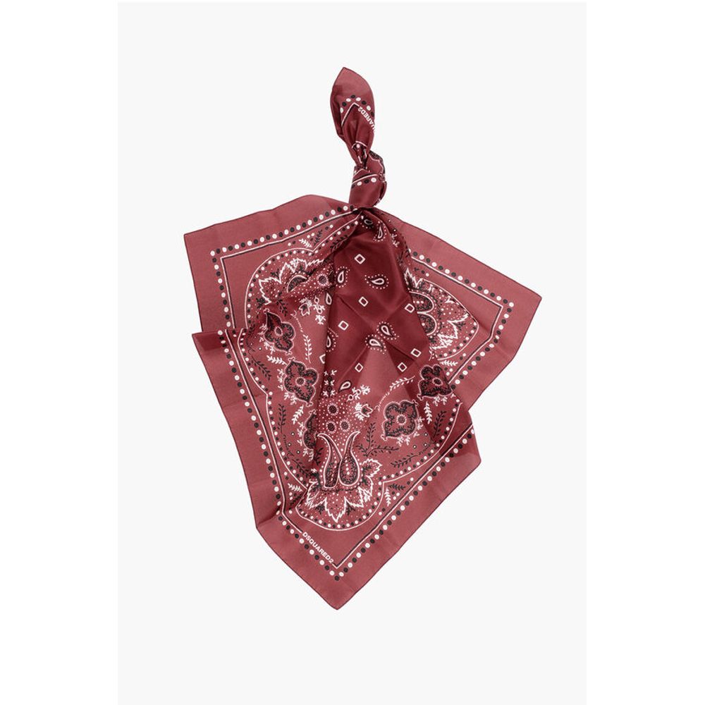Dsquared² Paisley Motif Silk Foulard