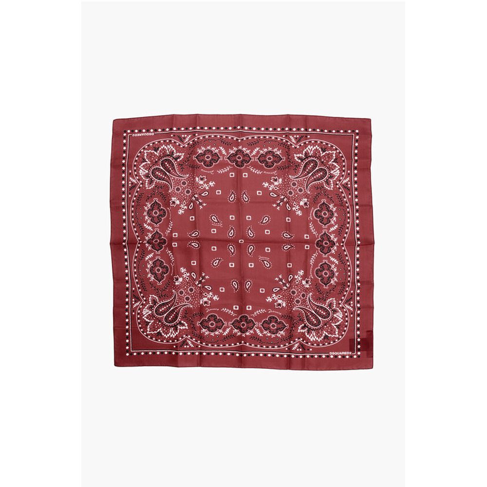 Dsquared² Paisley Motif Silk Foulard