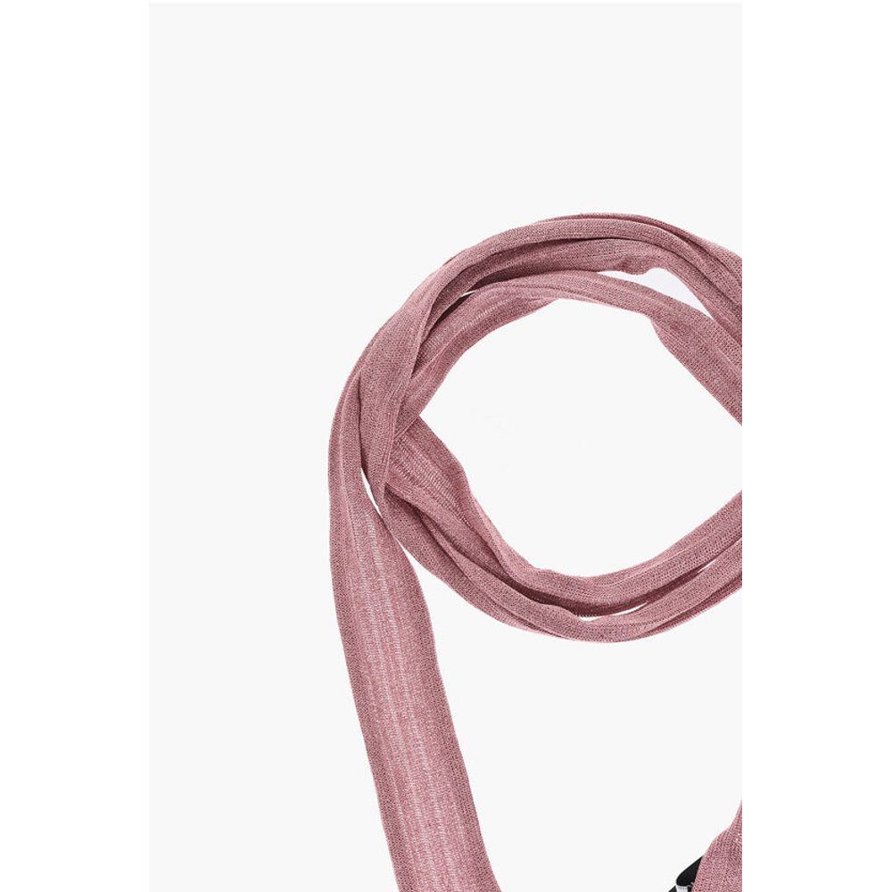 Dsquared² Solid Color Lurex Slim Foulard