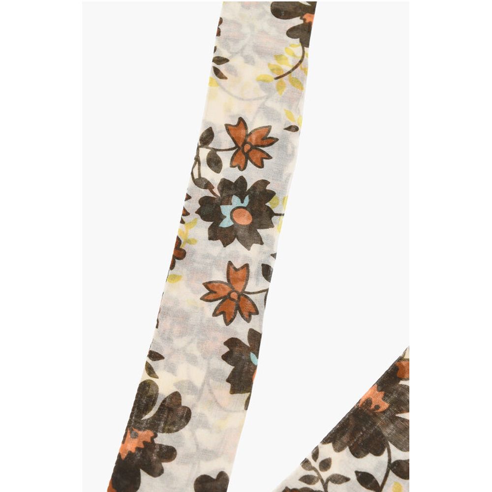 Dsquared² Floral-Motif Silk Foulard