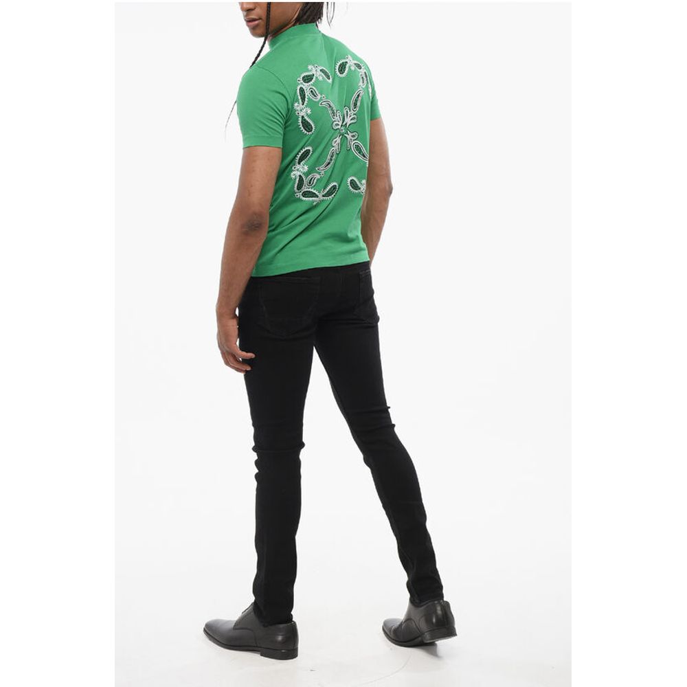Off-White Slim-Fit BANDANA Embroidered T-shirt