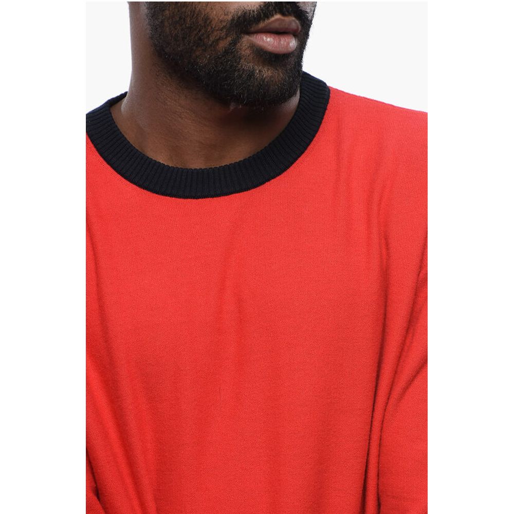 Woolrich Cotton COLOR BLOCK Crewneck Sweater