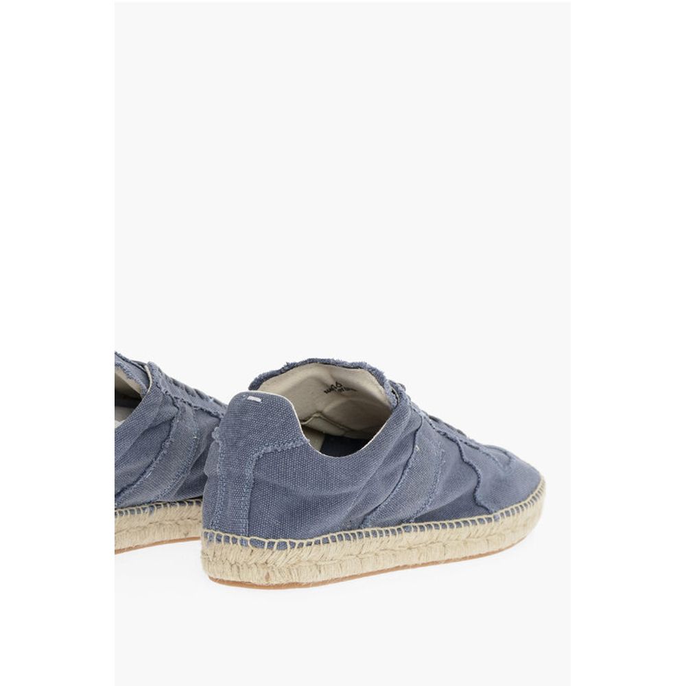 Maison Margiela MM22 Canvas Low Top Sneakers with Juta Detail