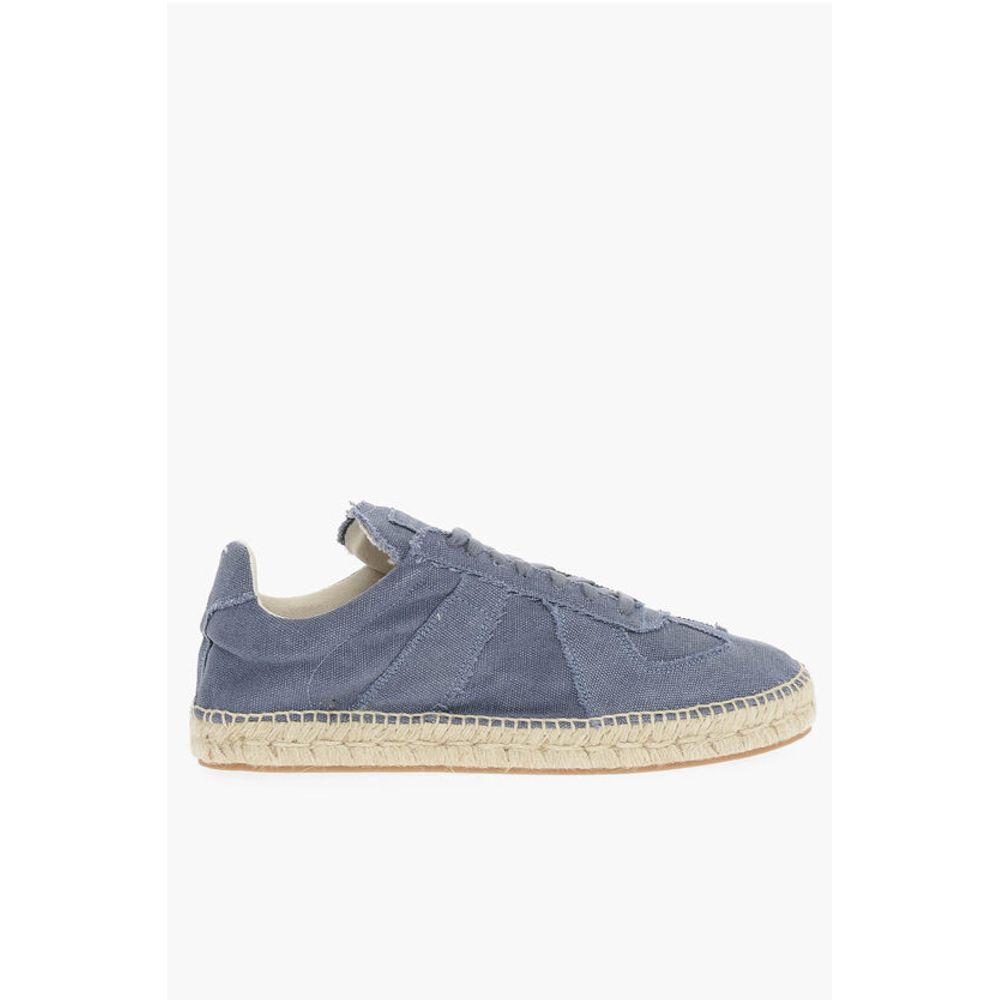 Maison Margiela MM22 Canvas Low Top Sneakers with Juta Detail