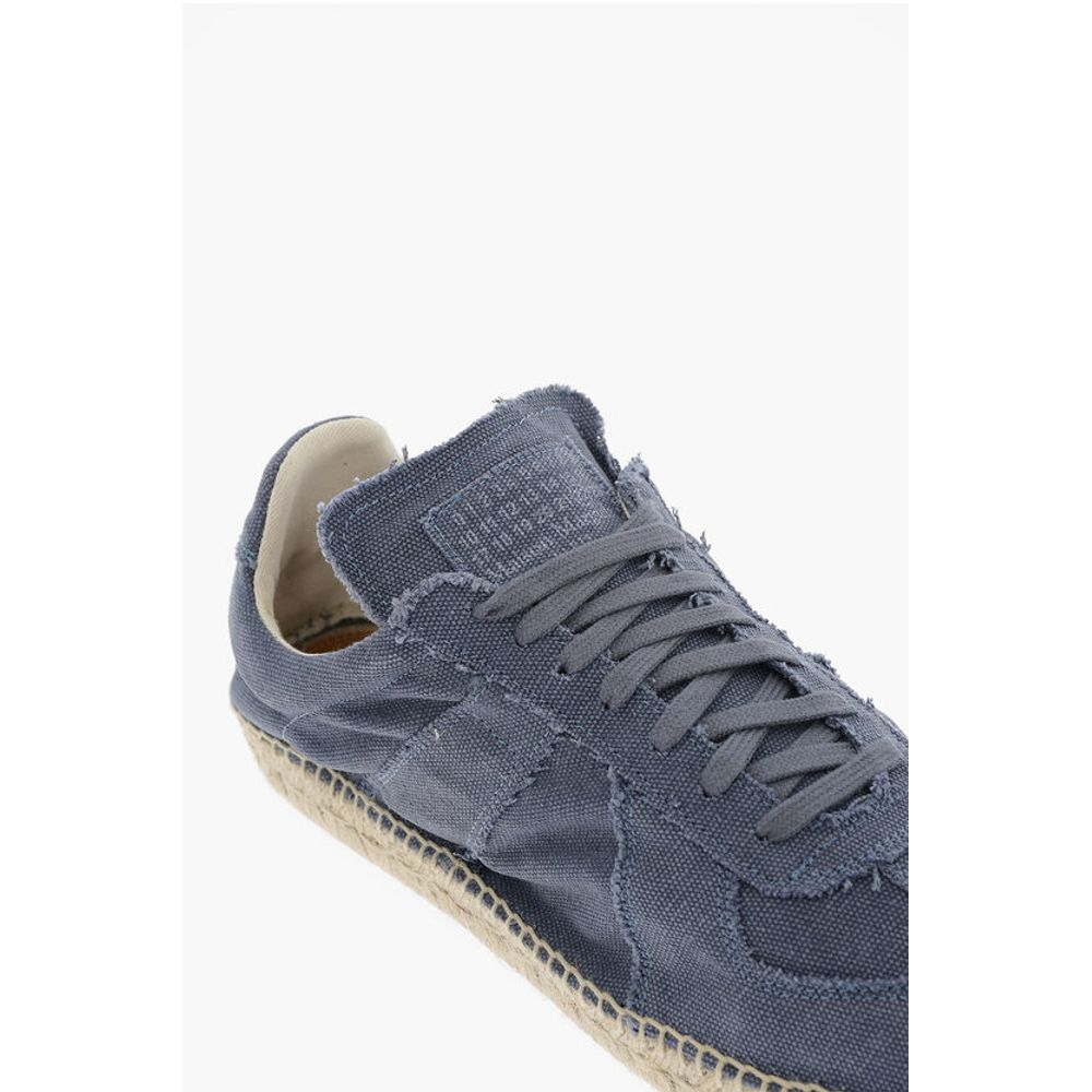 Maison Margiela MM22 Canvas Low Top Sneakers with Juta Detail
