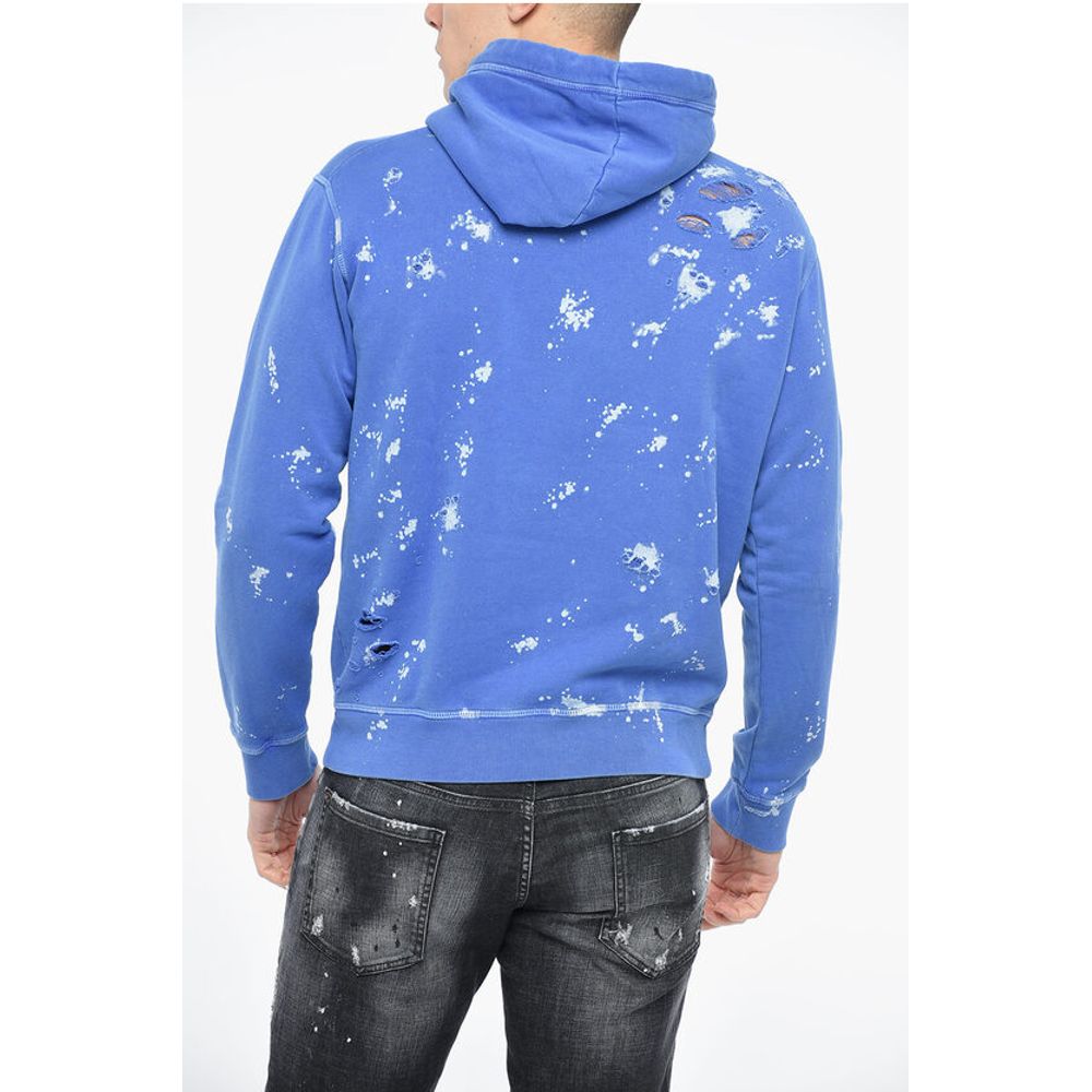 Dsquared² Distressed D2 GOTH FOAM Hoodie