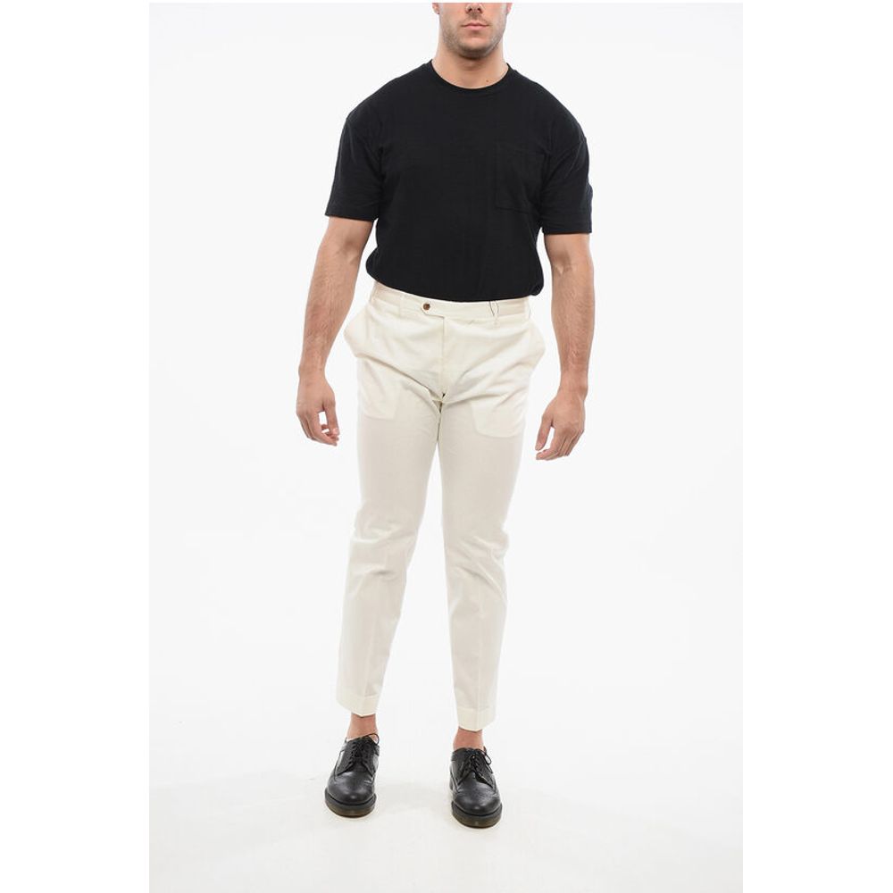 Corneliani Cotton Pants with Cuffs