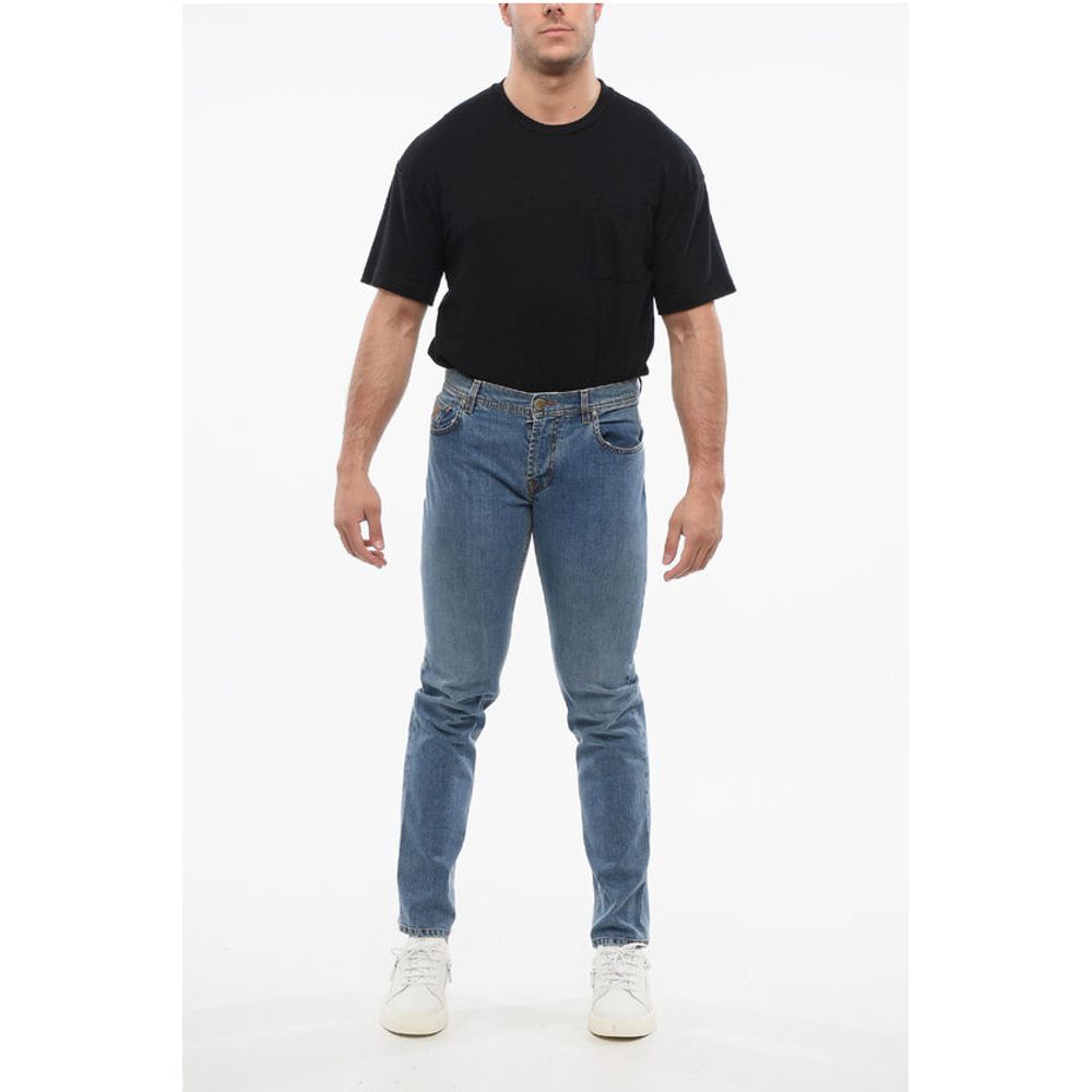 Corneliani Faded Effect Regular Fit Denims