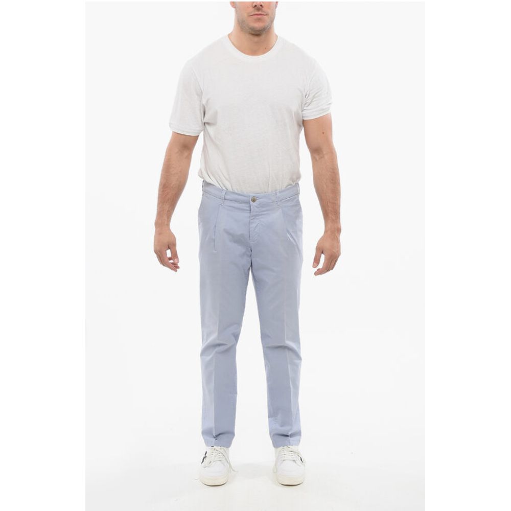 Corneliani Cotton Chinos Pants with Four Pockets