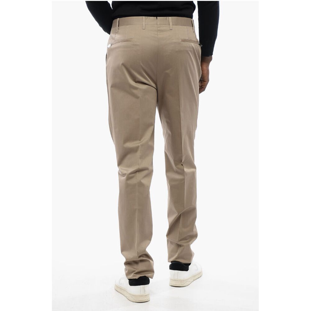 Corneliani 4-Pocketed LEADER Cotton Blend Pants with Belt Loops