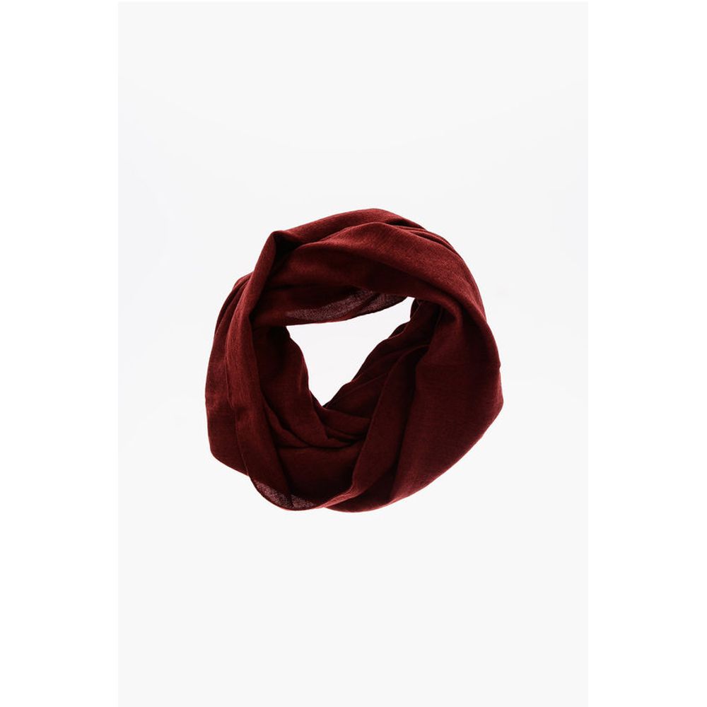 Corneliani Solid Color Virgin Wool and Silk Scarf
