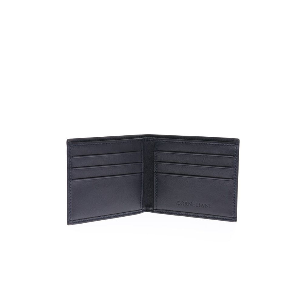 Corneliani Solid Color Soft Leather Wallet