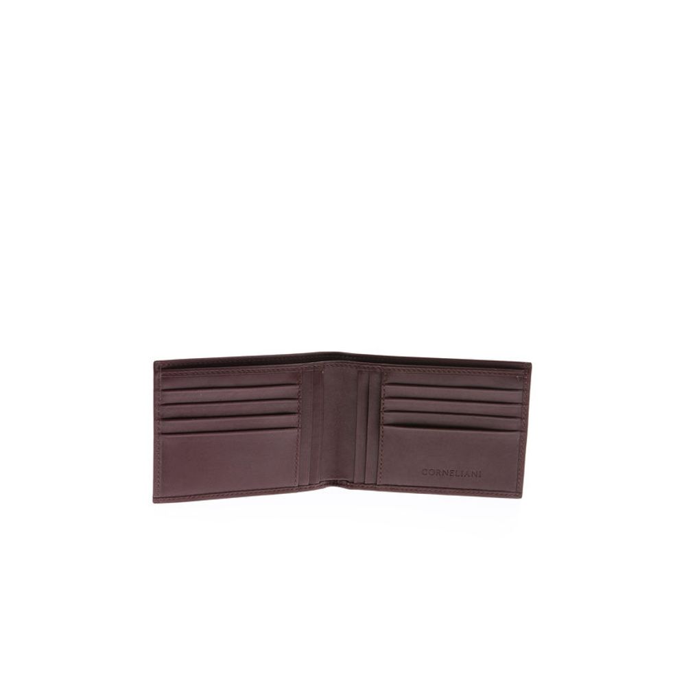 Corneliani Solid Color Soft Leather Wallet