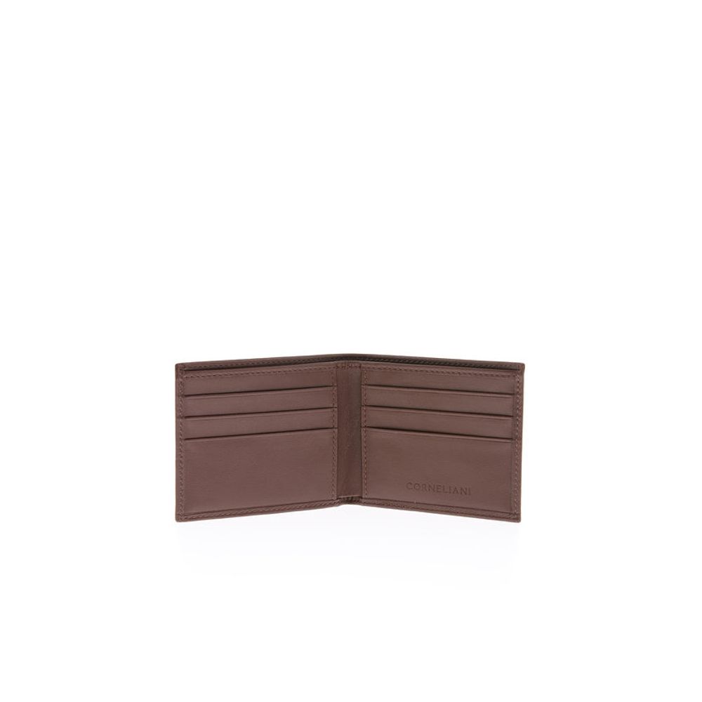 Corneliani Solid Color Soft Leather Wallet