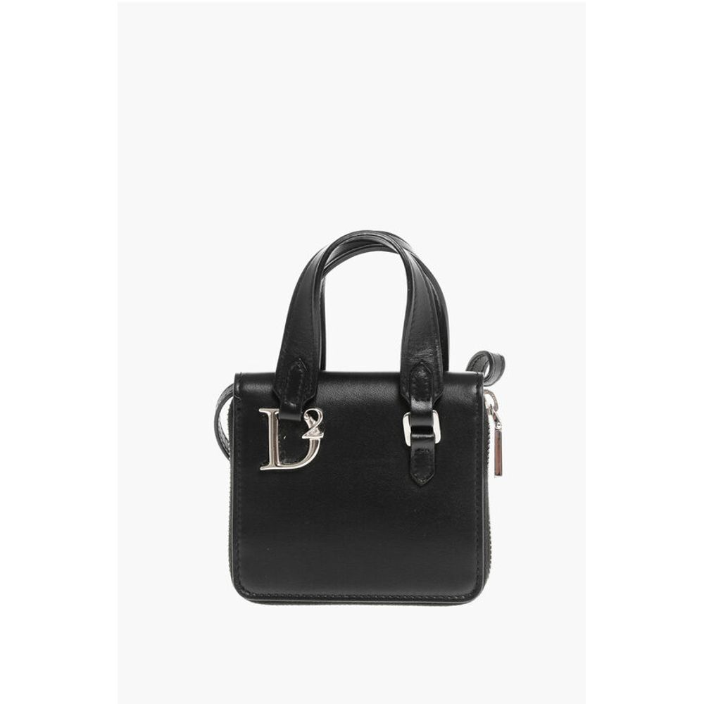 Dsquared² Leather MINIBAG Wallet with Shoulder Strap