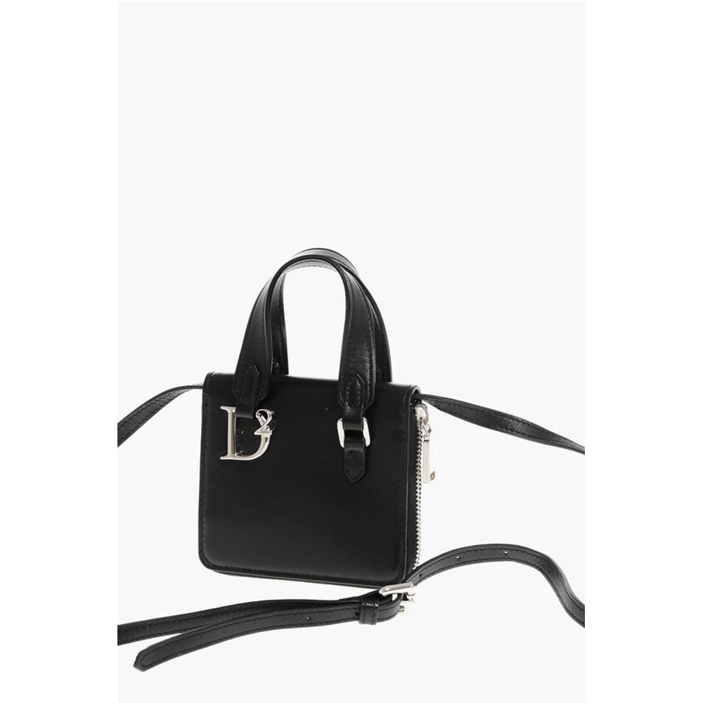 Dsquared² Leather MINIBAG Wallet with Shoulder Strap