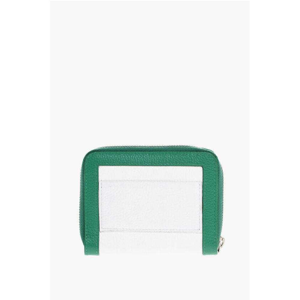 Dsquared² Textured Leather Wallet with Zipped Closure